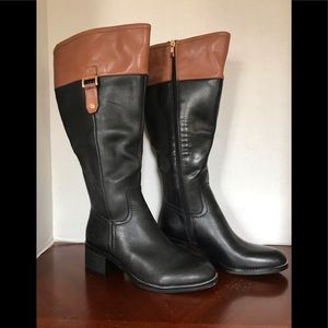 Leather Riding Boot by Franco Sarto